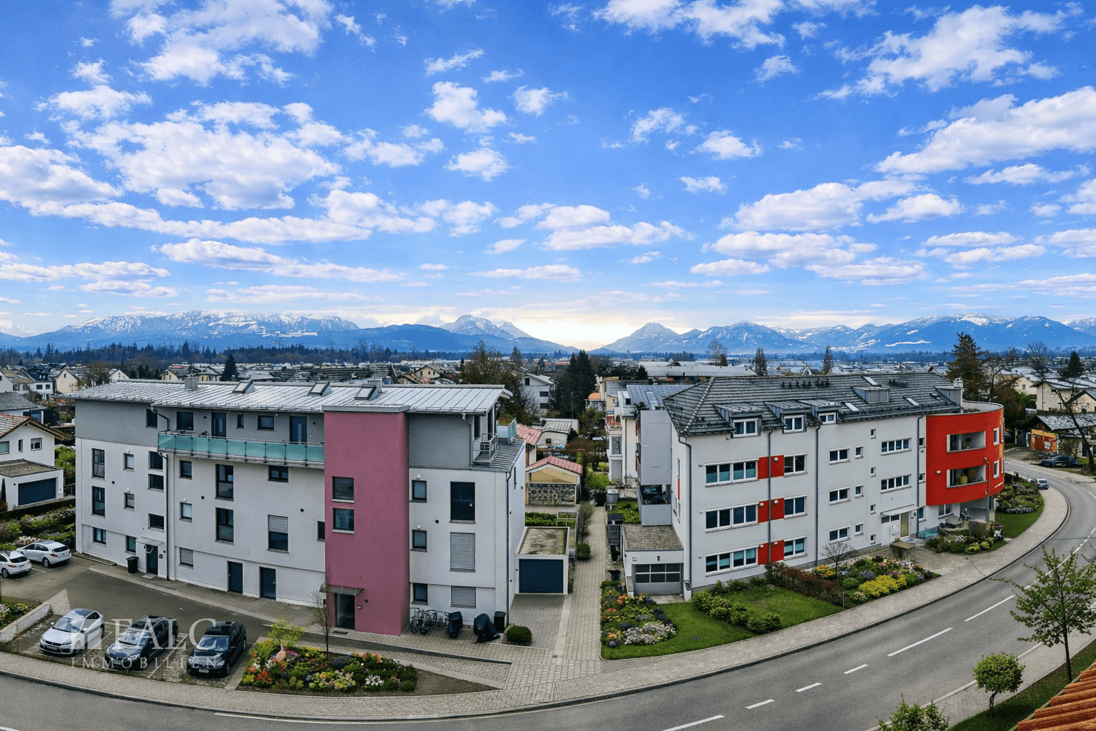 Ausblick Alpenpanorama KI-bearbeitet
